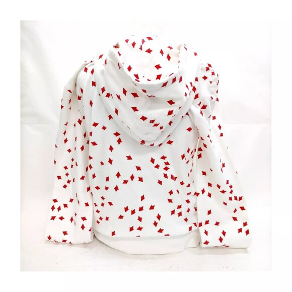 $1795 Authentic DIOR Made in ITALY Women's White Red Hoodie Sweatshirt Sz.XS ? M - Picture 3 of 12